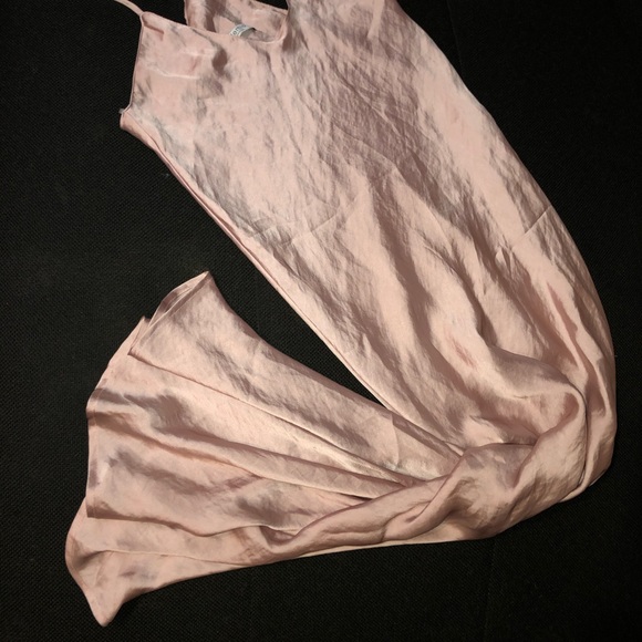 Solemio Los Angeles satin mermaid trim maxi dress - Picture 1 of 6